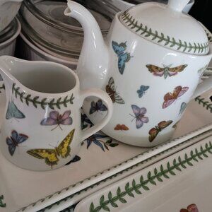Portmeirion Botanic Garden Tea/Coffee Pot butterfly